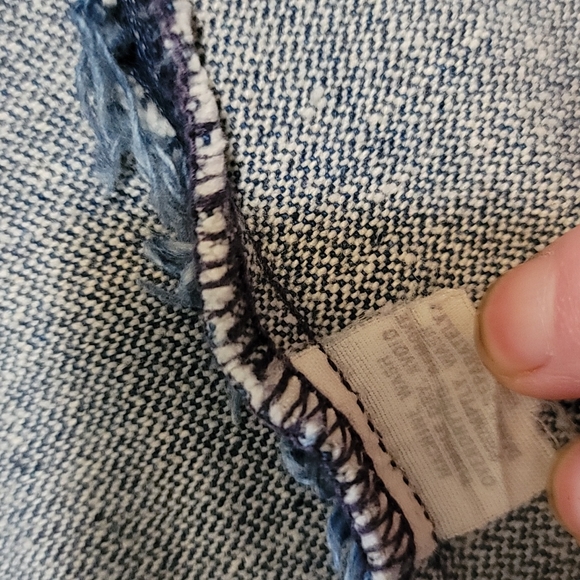 VINTAGE WRANGLER Denim Blazer NEVER WORN Raw Unwashed Denim - Picture 6 of 13